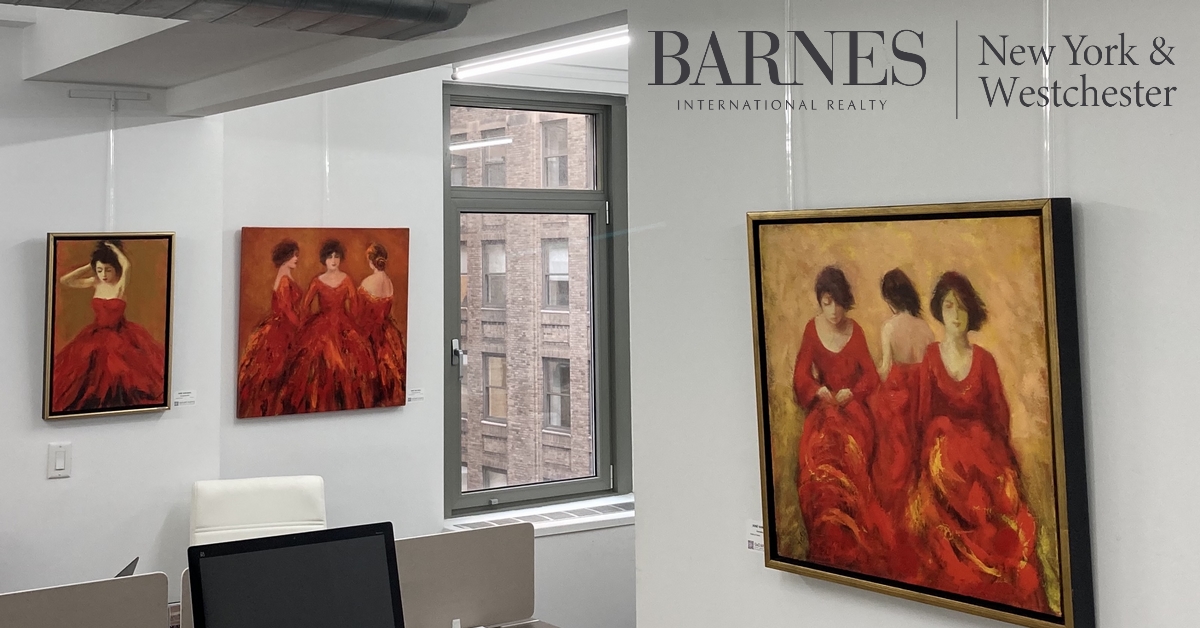 Nuova installazione artistica presso BARNES New York e Westchester