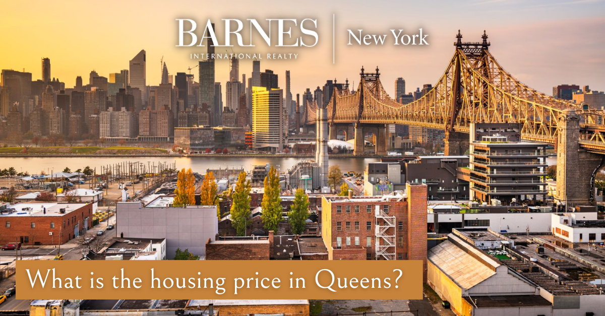 Qual é o preço da habitação em Queens?