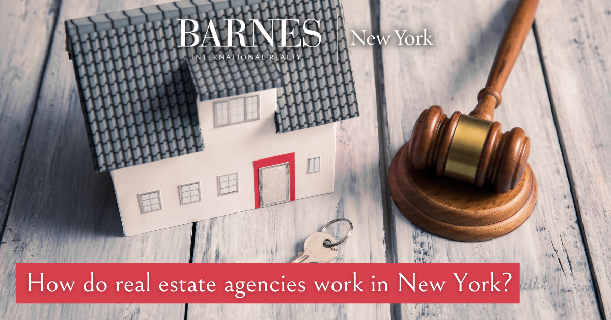 How do real estate agencies work in New York?