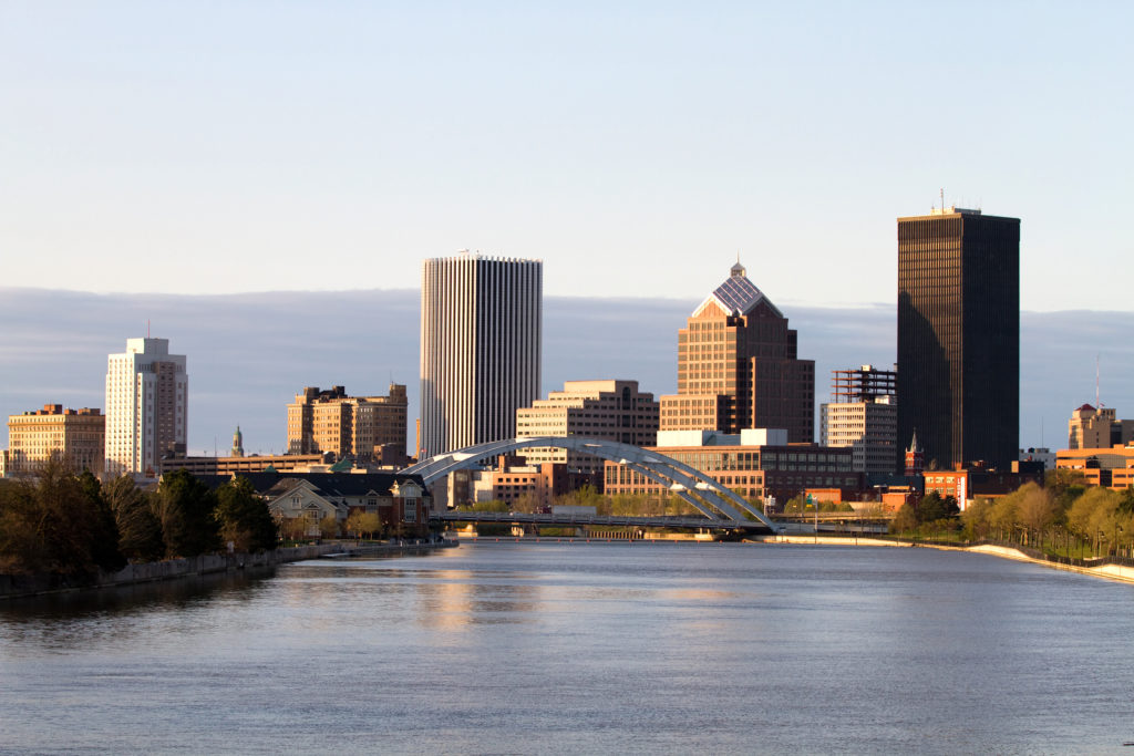 View of Rochester, in Upstate New York State.