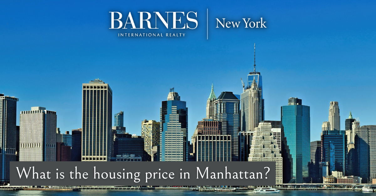Qual é o preço da habitação em Manhattan? 