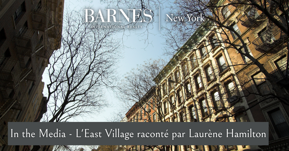Dans les médias – The East Village raconté par Laurène Hamilton