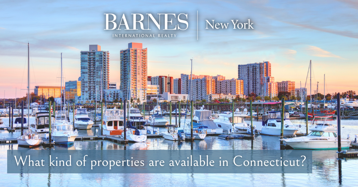 What kind of properties are available in Connecticut?