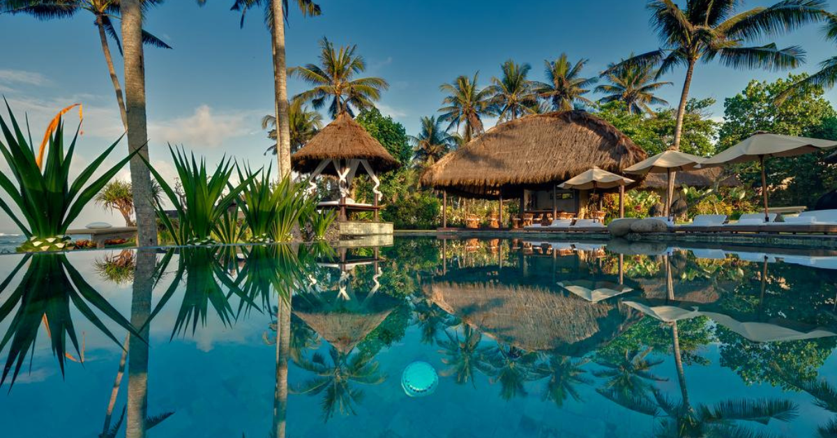 Vila à beira-mar em Bali